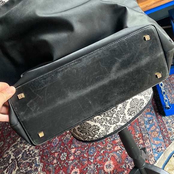 Kate Spade New York Black Nylon Gold Hardware Tote Bag - Picture 8 of 9